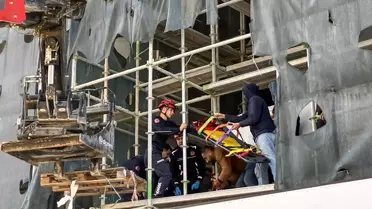 İnşaatta Düşme: İşçi Yaralandı