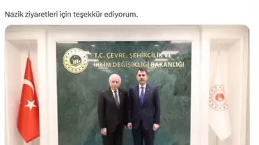 Celal Adan'dan Bakan Kurum'a Ziyaret
