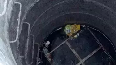 Antakya'da Yavru Kedi Su Kuyusundan Kurtarıldı