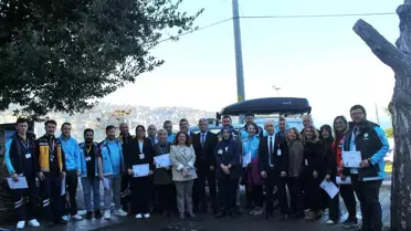 Zonguldak'ta UMKE Tatbikatına Katılan Sağlık Personeline Teşekkür Belgesi