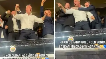 90+5'te gelen gol sonrası Sadettin Saran kendinden geçti
