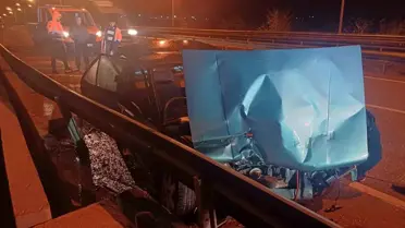 Çorum'da Trafik Kazası: Sürücü Yaralı
