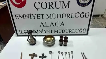 Çorum'da Tarihi Eser Operasyonu