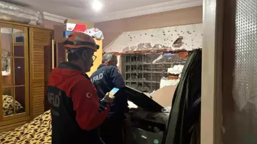 Yer yerinden gerçekten de oynadı! Uyanınca yatak odasını bu halde buldu