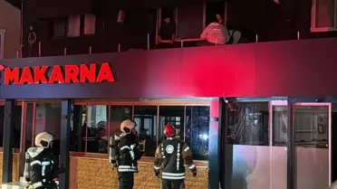 Gebze'de Kafeteryada Yangın Çıktı