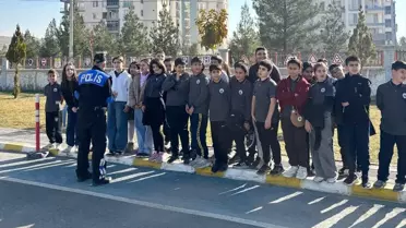 Mardin'de Çocuklara Trafik Eğitimi