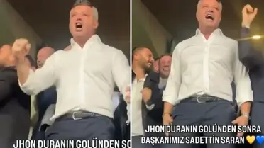Son dakika golünde sevinçten çıldıran Sadettin Saran ''Okan'' diye bağırdı iddiası