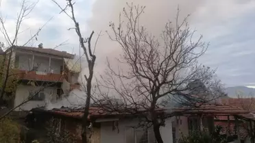 Erbaa'da Yangın: Ev Kül Oldu