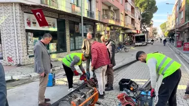 Yenipazar'da İçme Suyu Hattı Yenileniyor
