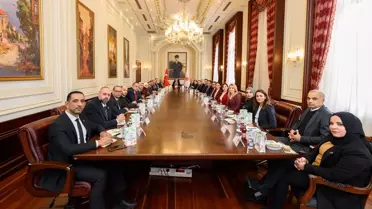 Adalet Bakanı Tunç, Filistin Başsavcısı Al-Khatib'i kabul etti