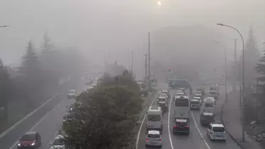 Afyonkarahisar'da Yoğun Sis