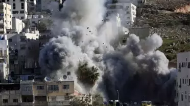 Nablus'ta Evler Yıkıldı