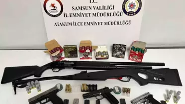 Samsun'da Ruhsatsız Silah Operasyonu