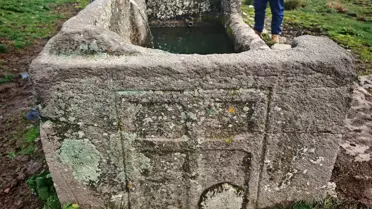 Doğa yürüyüşünde tarihi keşif! Lahiti oluk diye kullanmışlar