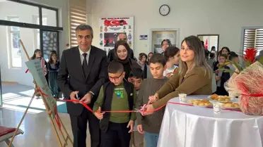 Erzurum'da özel öğrencilerden anlamlı sergi