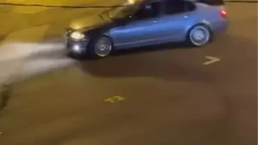 Ümraniye'de drift atan sürücü trafiği birbirine kattı