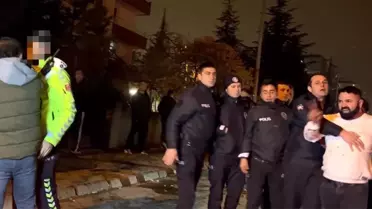 Kaza yaptığının bile farkında değil ama polisi tehdit ediyor: Gerekeni yapacağım