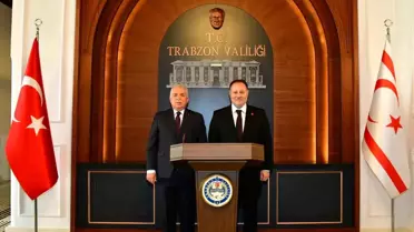 KKTC Meclis Başkanı Trabzon'da