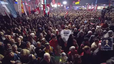 Özgür Özel Güngören'de konuştu