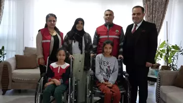 Şehitkamil'den özel ihtiyaçlı bireylere tekerlekli sandalye