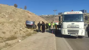 Şırnak'ta Takla Atan Araçta Sürücü Yaralandı