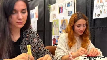 SUBÜ öğrencileri keçe üretimini deneyimledi