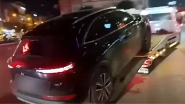 Yalova'da çakarlı otomobil sürücüsüne 276 bin lira ceza