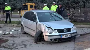 Amasya'da Trafik Kazası: 3 Yaralı