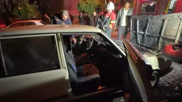 Aydın'da Park Halindeki Araç Yandı