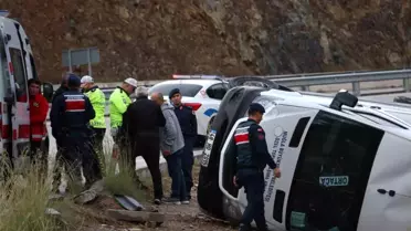 Fethiye'de Minibüs Devrildi: 7 Yaralı