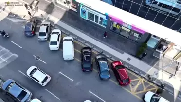 Beykoz'da Dronlu Trafik Denetimi