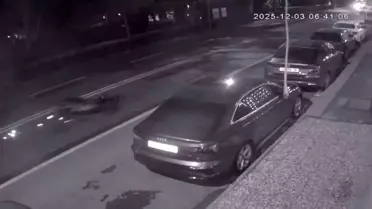 Hayatını kaybeden motosikletlinin kaza anı görüntüleri ortaya çıktı