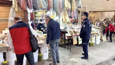 Kahramanmaraş Kapalı Çarşı'da gıda denetimi yapıldı