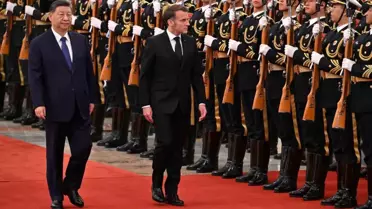 Macron ve Xi Pekin'de İkili İlişkileri Güçlendirdi