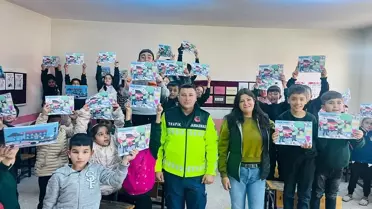 Pozantı'da Öğrencilere Trafik Eğitimi