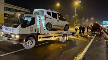 Şişli'de Zincirleme Kaza: 2 Yaralı