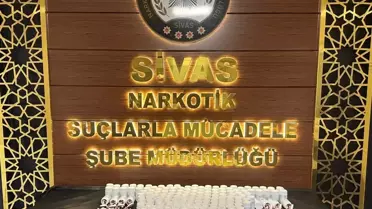 Sivas'ta 8 Bin Sentetik Ecza Ele Geçirildi