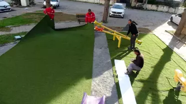 Söke Belediyesi'nin parklarda yenileme atağı devam ediyor