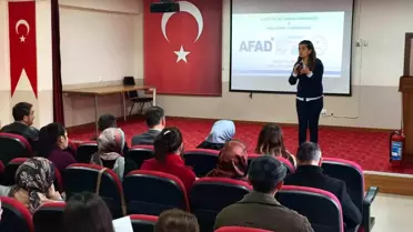 Tunceli'de Afet Bilinci Eğitimi Devam Ediyor