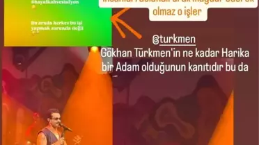 Ünlü sanatçı Gökhan Türkmen çileden çıktı: ''Bir daha asla o mekânda sahne almam!''