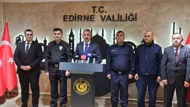 Vali Sezer: 'Edirne'de 10 ayda bin 414 kişi yakalandı, motosiklet kazaları arttı'