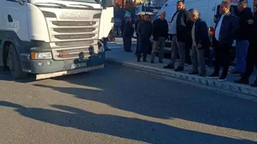 Zonguldak'ta Çocuk Tır Çarpmasıyla Yaralandı