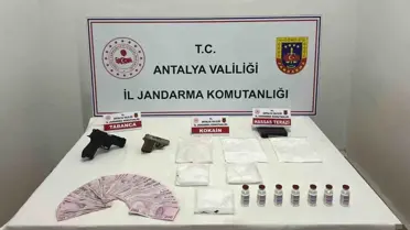 Kepez'de Kokain ve Silah Operasyonu