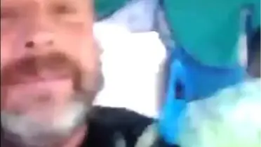 Belediye önünde kendini yaktı