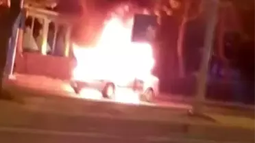 Diyarbakır'da Otomobil Alev Aldı