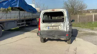 Edirne'de Zincirleme Kaza: 1 Yaralı