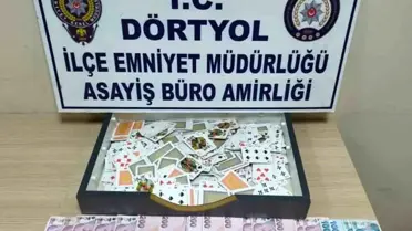 Dörtyol'da Kumar Baskını: 10 Kişiye 92 Bin TL Ceza