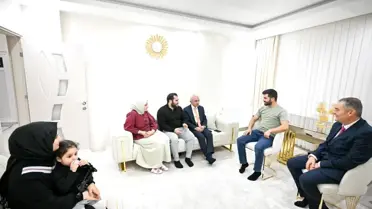 Vali Turan, Genç Çiftleri Ziyaret Etti