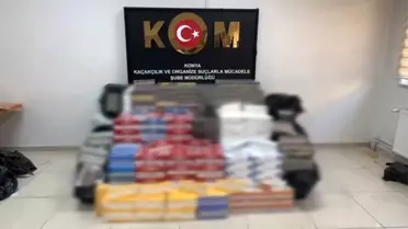 Konya'da 2 Milyon TL'lik Kaçak Sigara Operasyonu