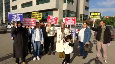 Mersin'de Tekstil İşçileri Maaşlarını Alamıyor